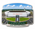 Akwa Ibom International Stadium Fridge Magnet