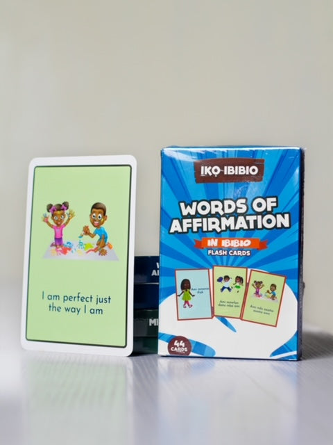 Words of Affirmation Flashcards in Ibibio and English