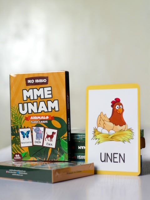 Unam – Animals Flashcards in Ibibio